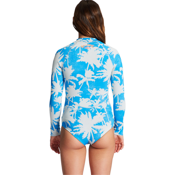 2024 Billabong Frauen Salty Dayz Light 1mm Langrmel Frhlings-Neoprenanzug ABJW400106 - Blue Hawaii